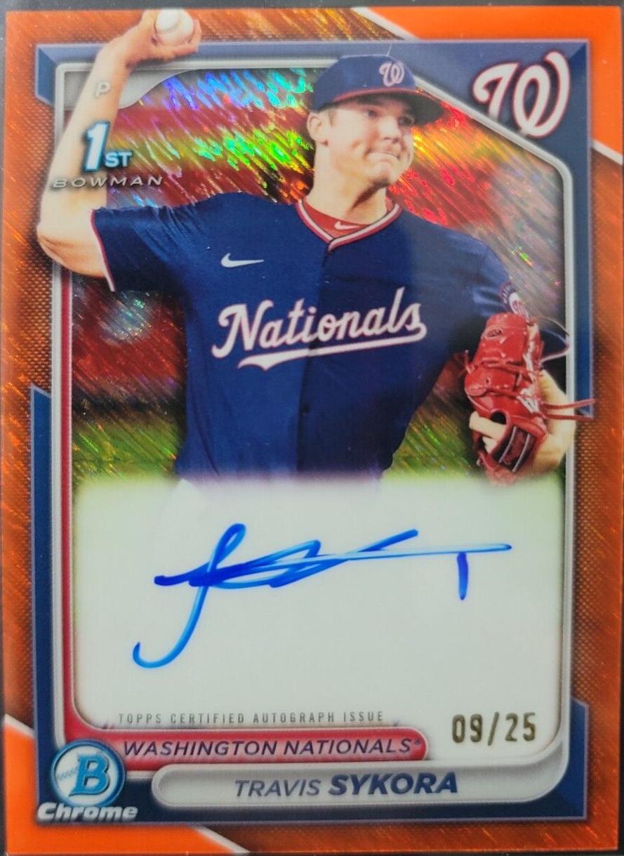 Travis Sykora [Orange Refractor] #CPA-TSY