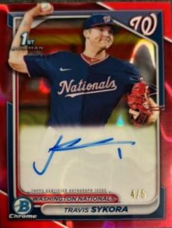 Travis Sykora [Red Lava Refractor] #CPA-TSY