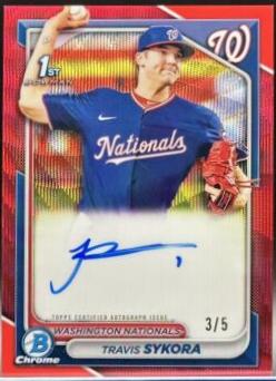 Travis Sykora [Red Refractor] #CPA-TSY