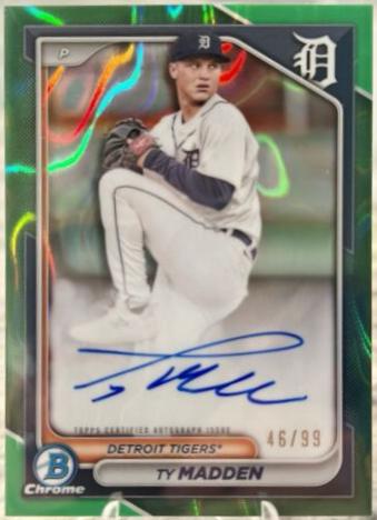 Ty Madden [Green Lava Refractor] #CPA-TM