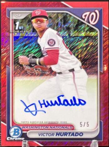 Victor Hurtado [Red Wave Refractor] #CPA-VH
