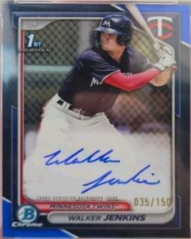 Walker Jenkins [Blue Refractor] #CPA-WJ