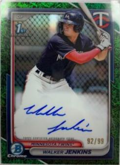 Walker Jenkins [Green Grass Refractor] #CPA-WJ