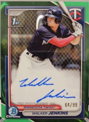 Walker Jenkins [Green Lava Refractor] #CPA-WJ