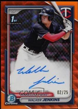 Walker Jenkins [Orange Wave Refractor] #CPA-WJ