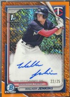Walker Jenkins [Shimmer Orange Refractor] #CPA-WJ