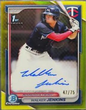 Walker Jenkins [Yellow Refractor] #CPA-WJ