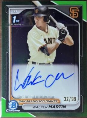 Walker Martin [Green Refractor] #CPA-WM