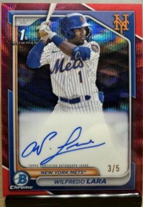 Wilfredo Lara [Red Shimmer Refractor] #CPA-WL