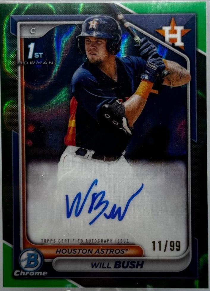 Will Bush [Green Lava Refractor] #CPA-WB