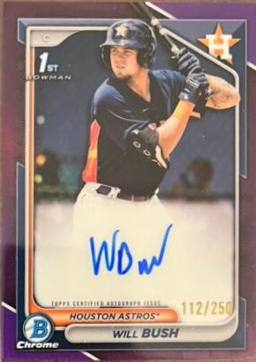 Will Bush [Purple Refractor] #CPA-WB