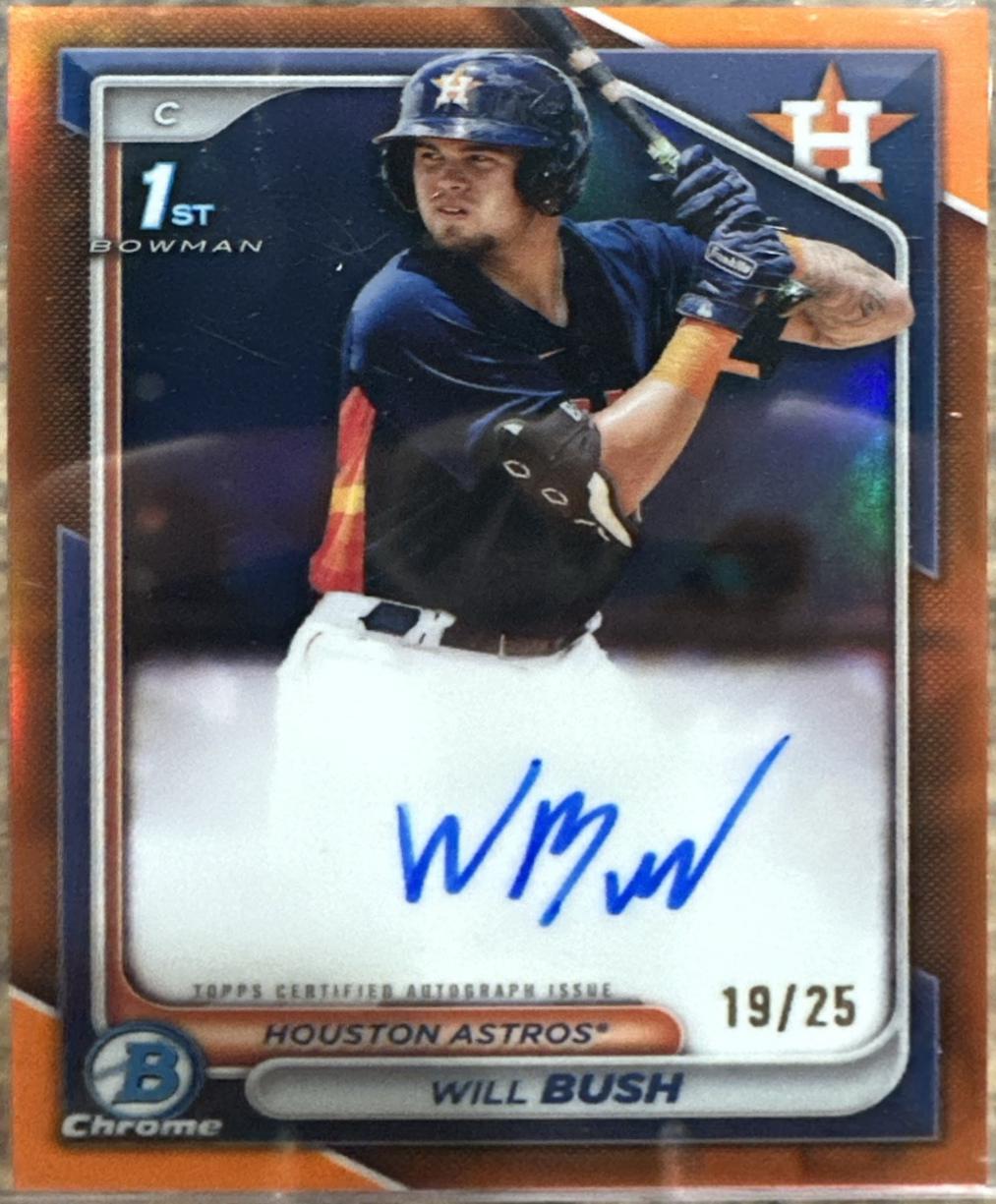 Will Bush [Shimmer Orange Refractor] #CPA-WB