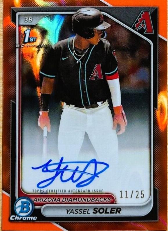 Yassel Soler [Orange Lava Refractor] #CPA-YSO