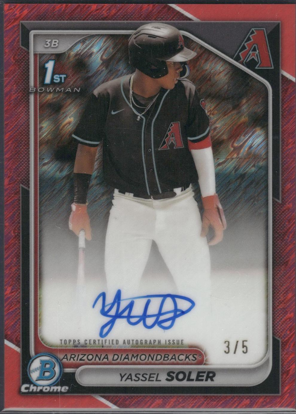 Yassel Soler [Red Shimmer Refractor] #CPA-YSO