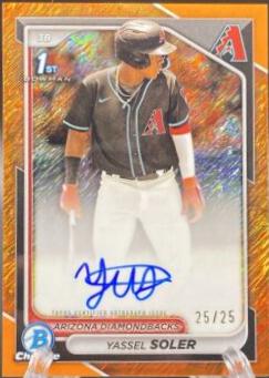 Yassel Soler [Shimmer Orange Refractor] #CPA-YSO