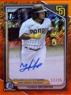 Yoiber Ocopio [Shimmer Orange Refractor] #CPA-YO