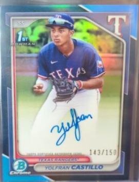 Yolfran Castillo [Blue Refractor] #CPA-YC