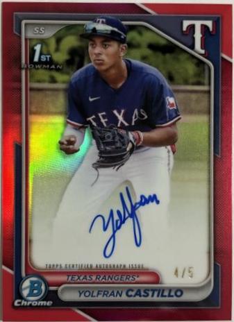 Yolfran Castillo [Red Refractor] #CPA-YC