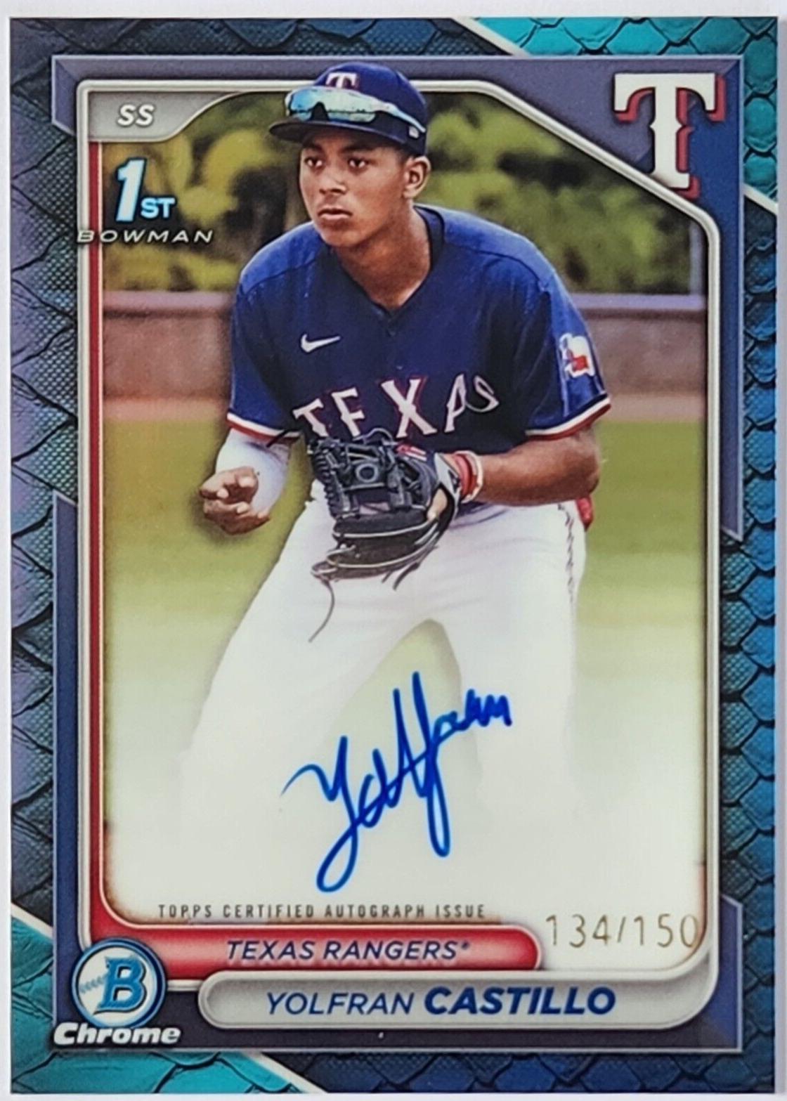 Yolfran Castillo [Reptillian Blue Refractor] #CPA-YC