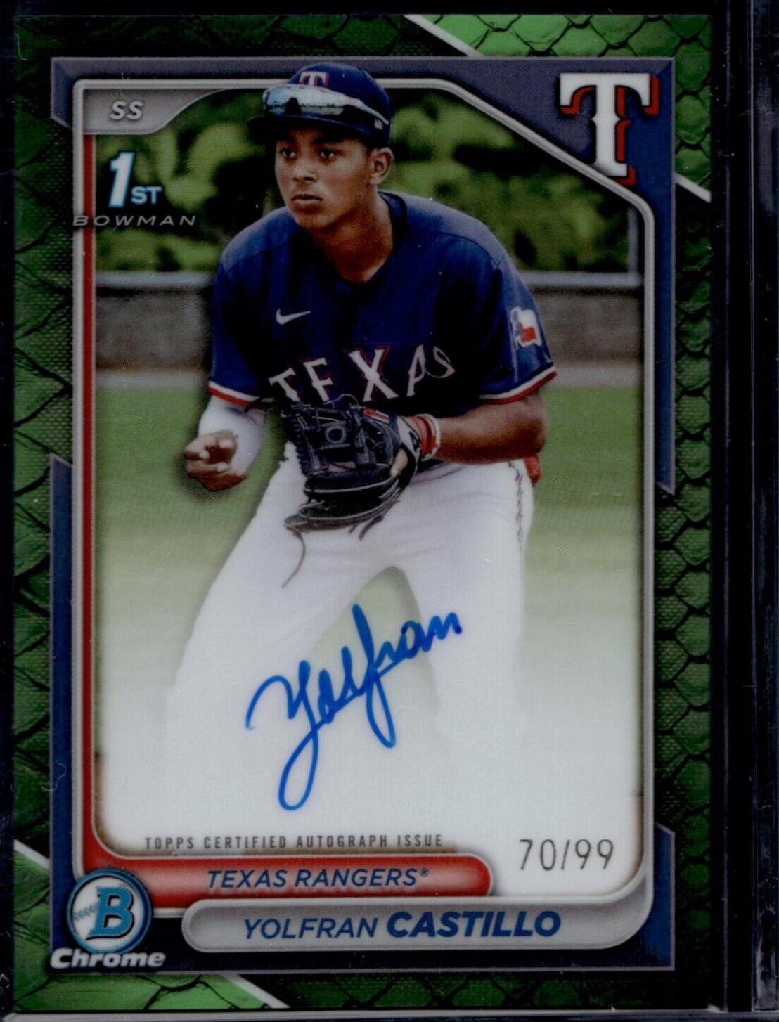 Yolfran Castillo [Reptillian Green Refractor] #CPA-YC