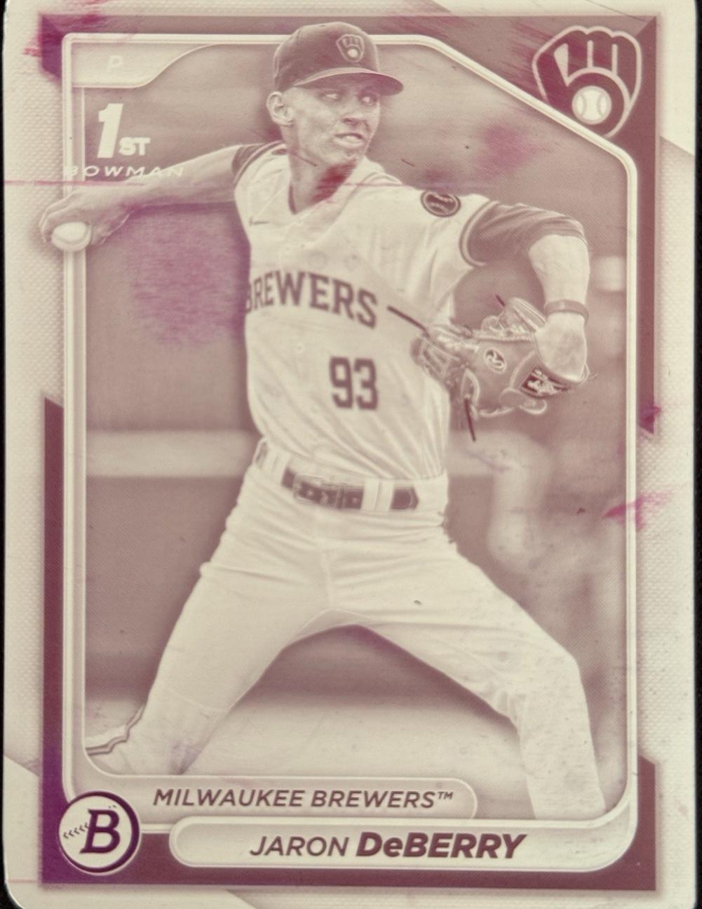 Jaron DeBerry [Printing Plate] #BD-6