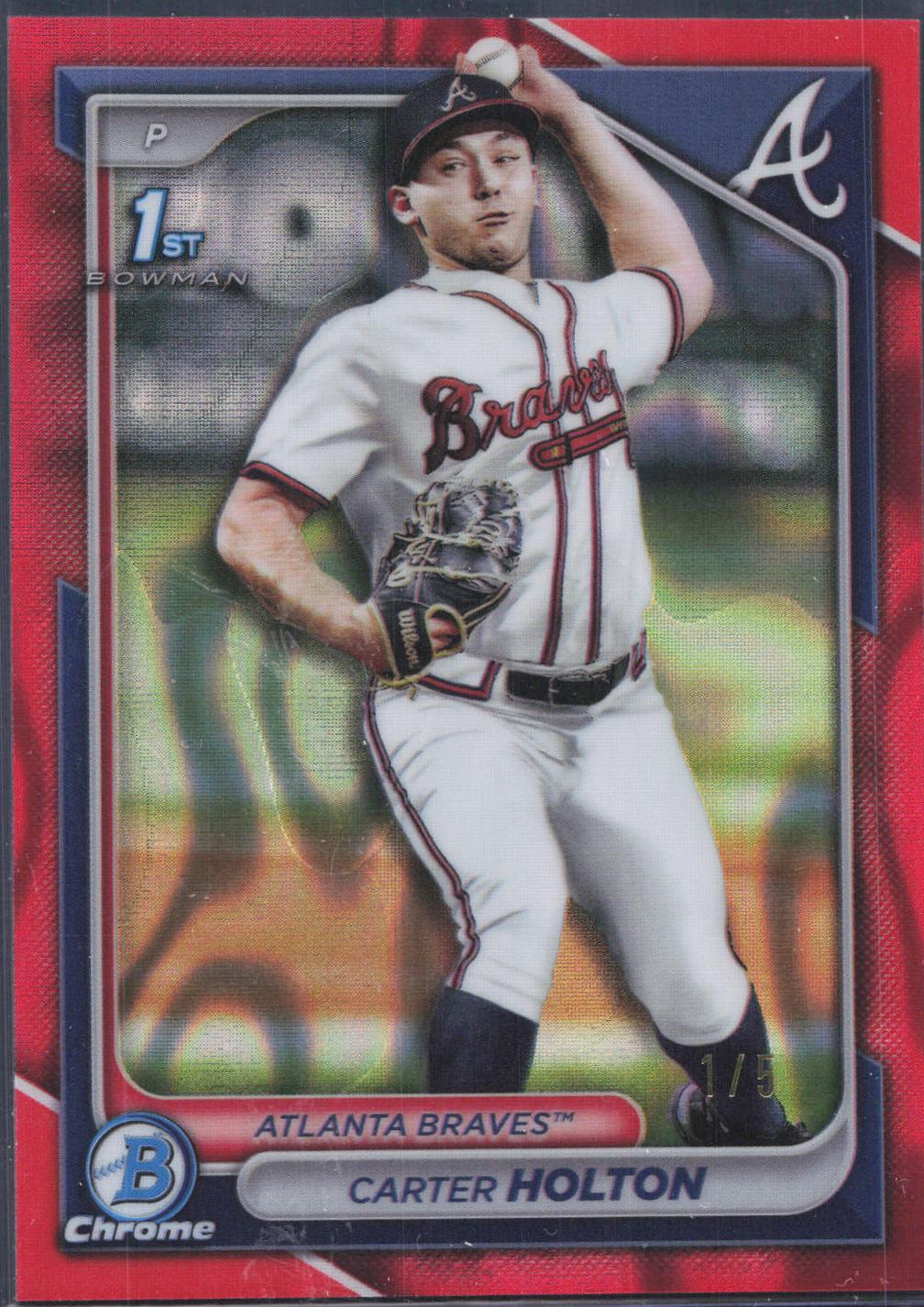 Carter Holton [Red Lava Refractor] #BDC-74