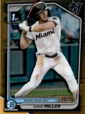 Gage Miller [Gold Refractor] #BDC-64