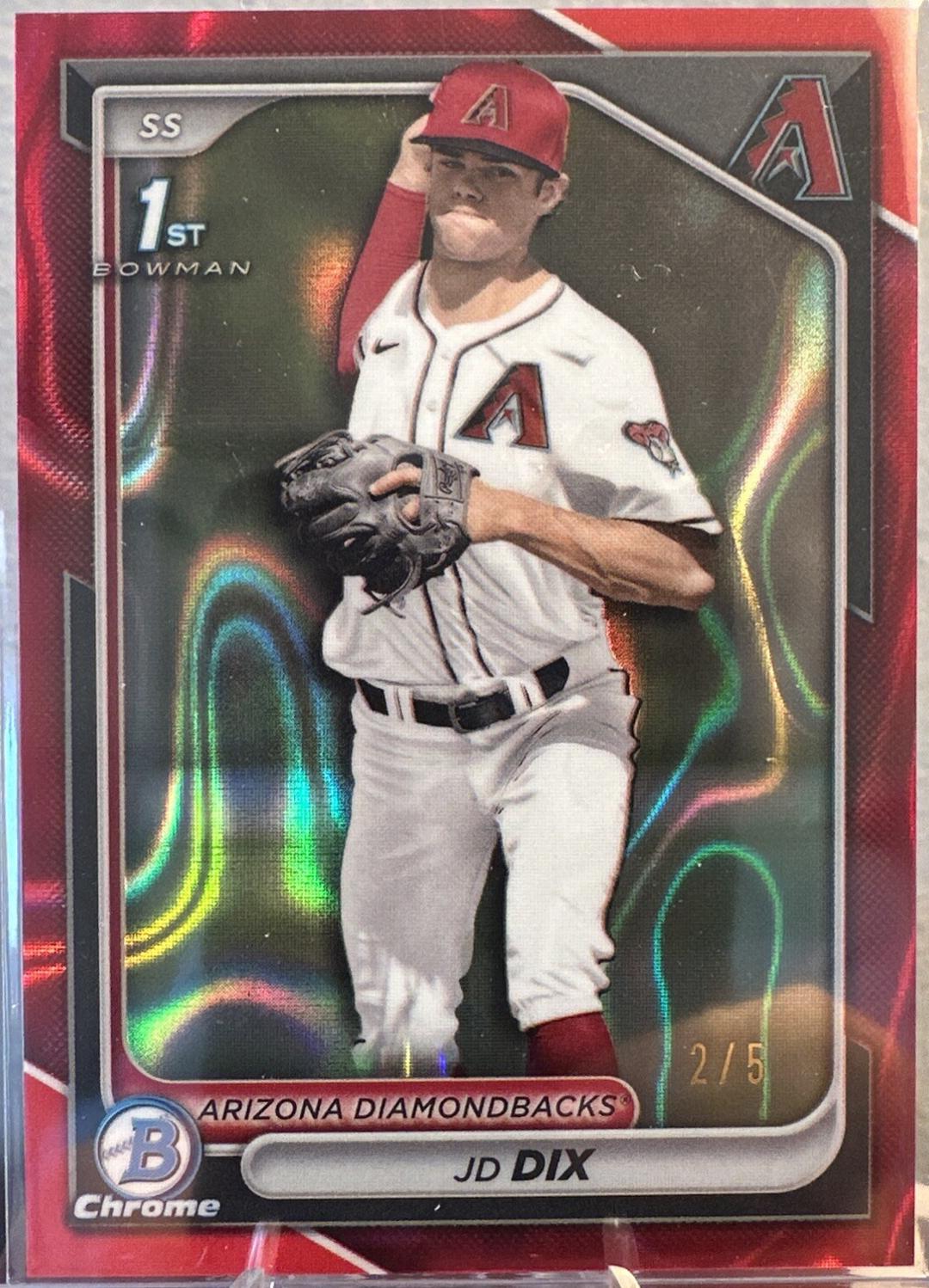 JD Dix [Red Lava Refractor] #BDC-35