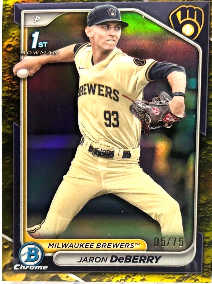 Jaron DeBerry [Yellow Refractor] #BDC-6