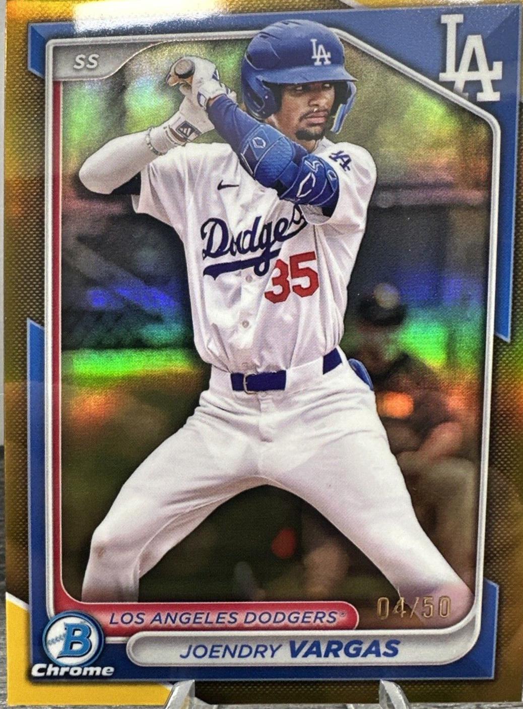 Joendry Vargas [Gold Refractor] #BDC-177