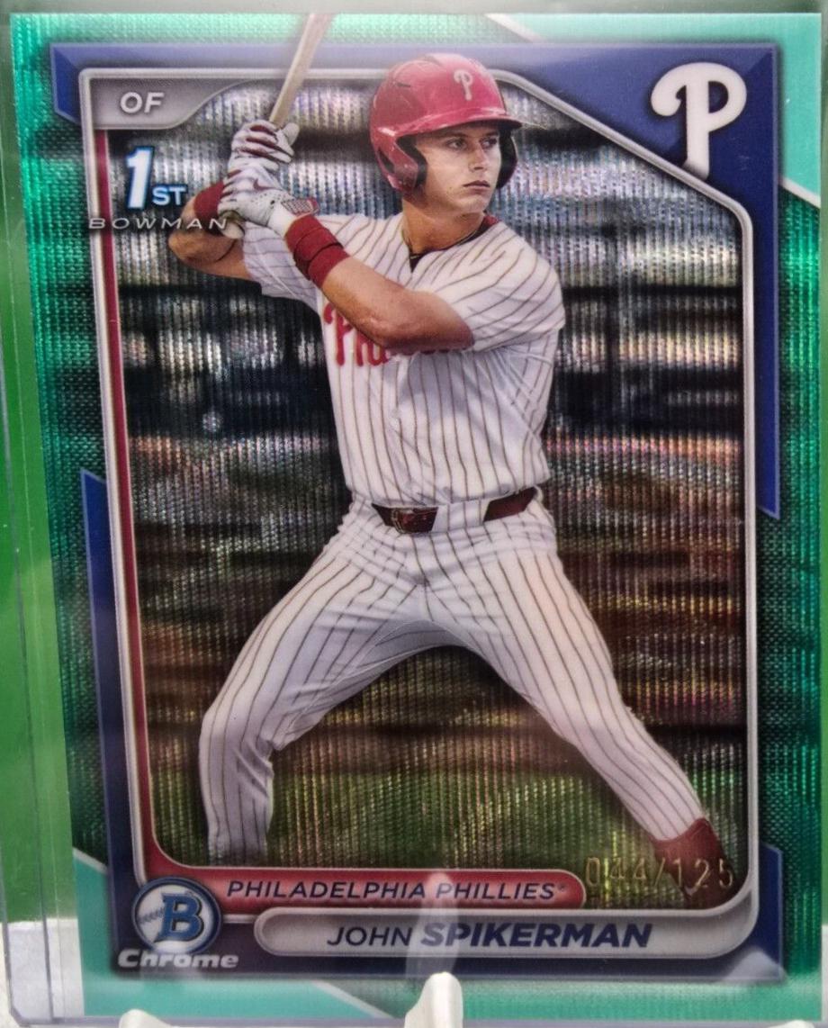 John Spikerman [Aqua Wave Refractor] #BDC-49