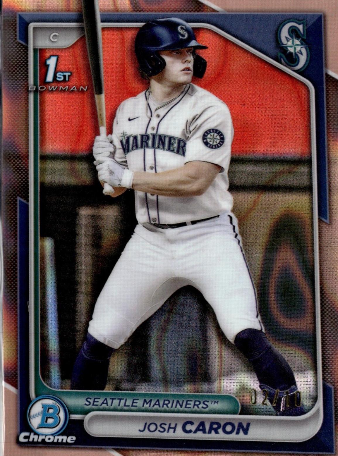 Josh Caron [Rose Gold Lava Refractor] #BDC-155