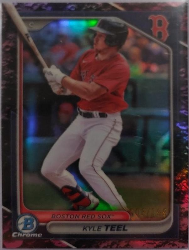 Kyle Teel [Red Lava Refractor] #BDC-162