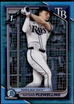 Nathan Flewelling [Sky Blue Refractor] #BDC-88