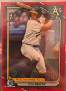 Nick Kurtz [Red Lava Refractor] #BDC-56