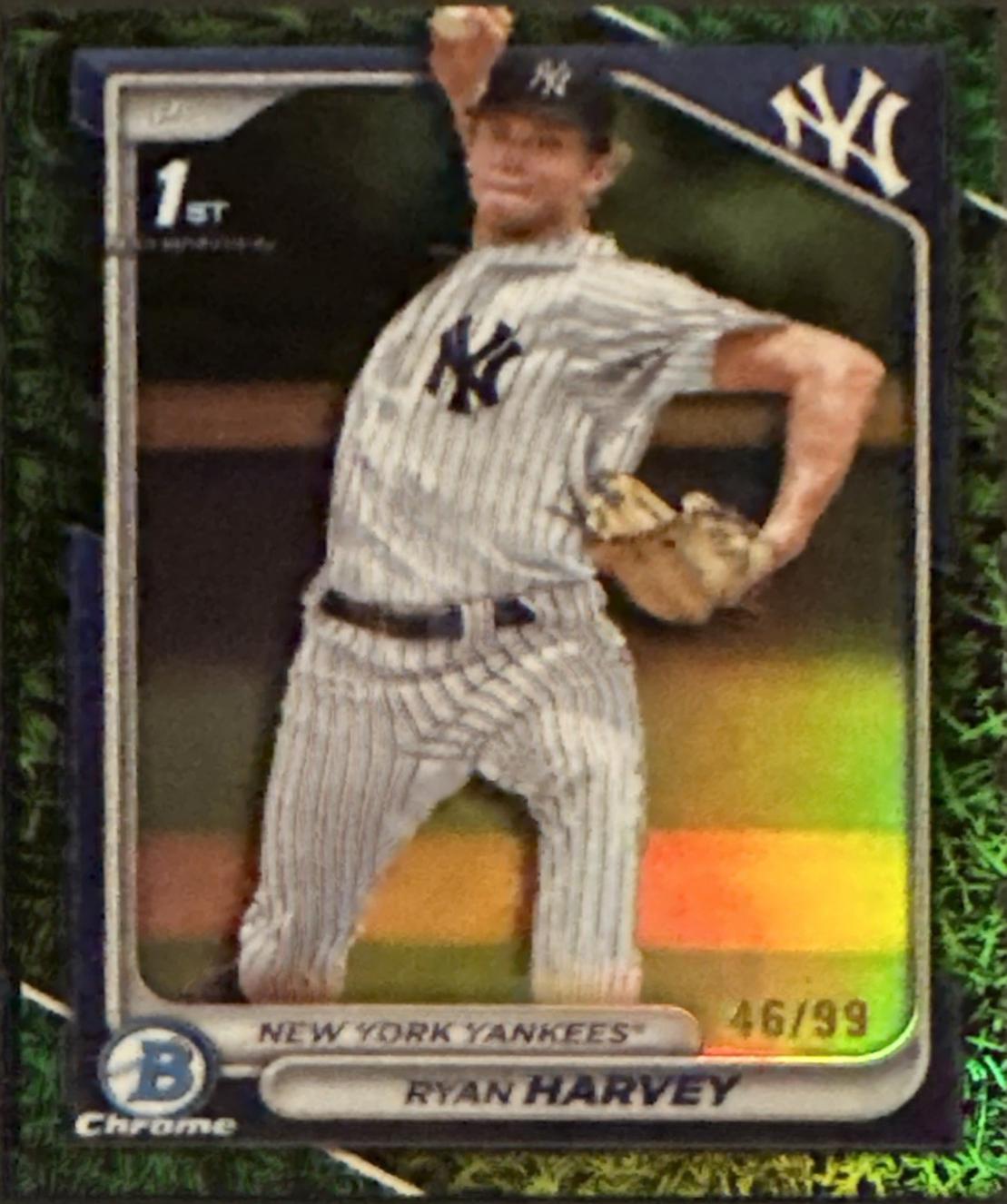 Ryan Harvey [Green Grass Refractor] #BDC-198