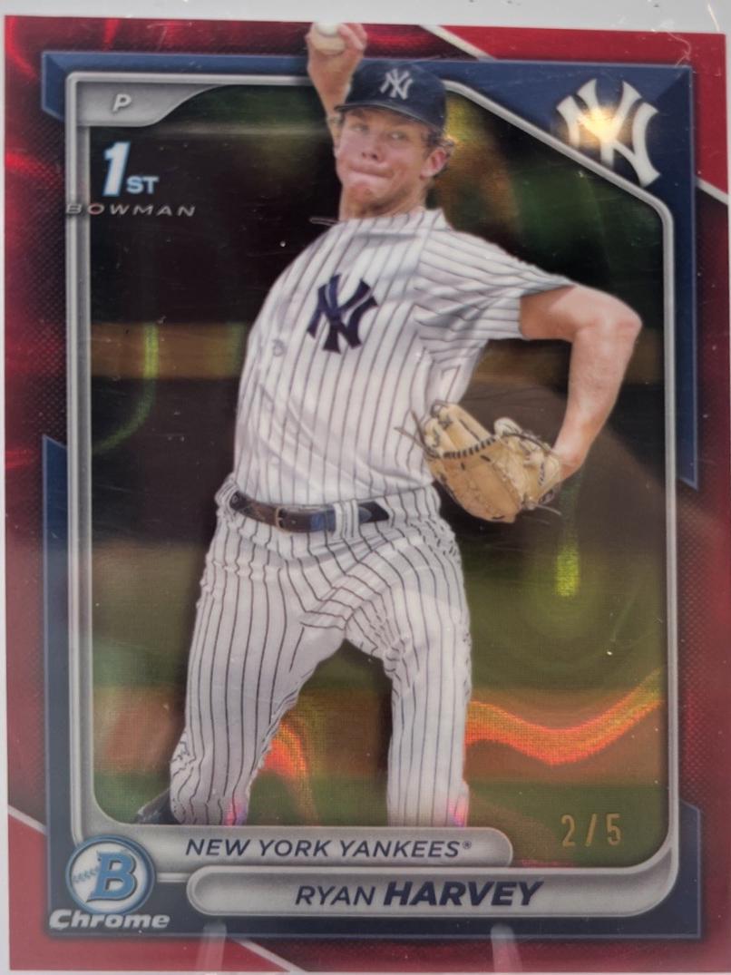 Ryan Harvey [Red Lava Refractor] #BDC-198
