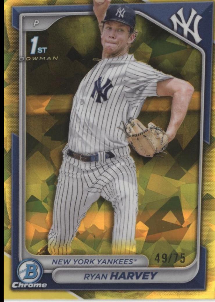 Ryan Harvey [Yellow Refractor] #BDC-198