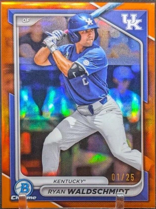 Ryan Waldschmidt [Orange Refractor College Variation] #BDC-18