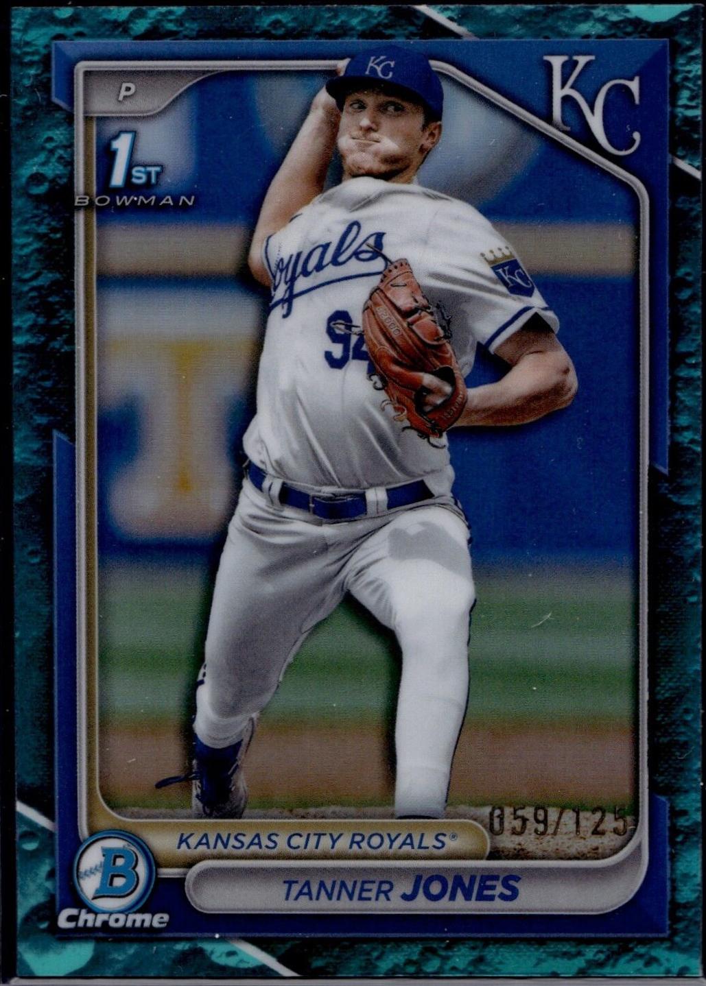 Tanner Jones [Aqua Lunar Refractor] #BDC-195