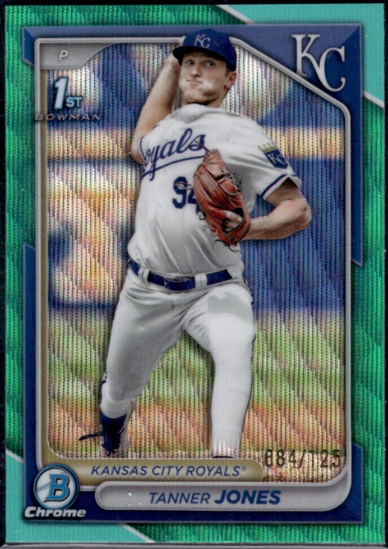 Tanner Jones [Aqua Wave Refractor] #BDC-195