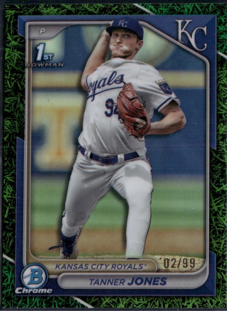 Tanner Jones [Green Grass Refractor] #BDC-195