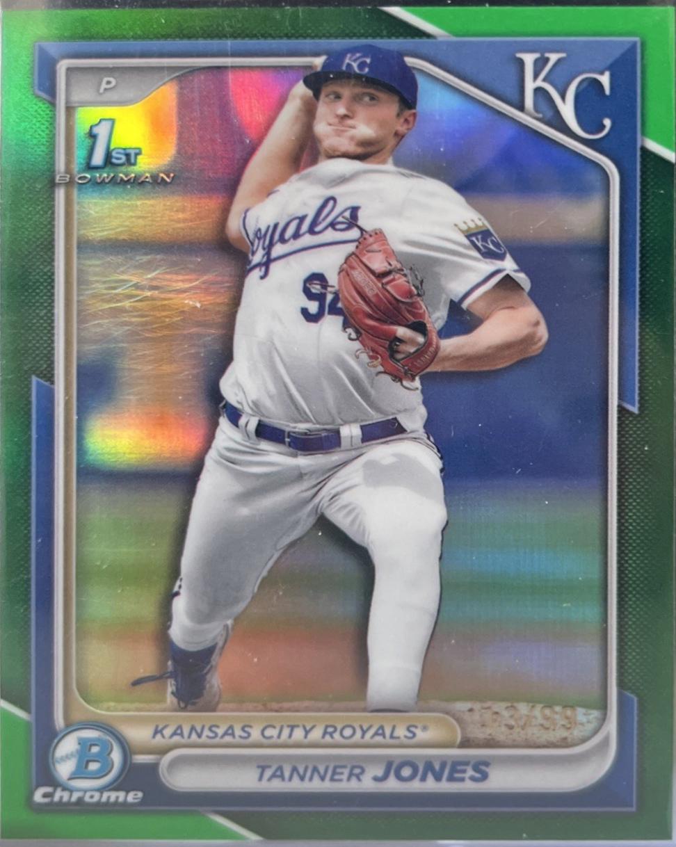 Tanner Jones [Green Refractor] #BDC-195
