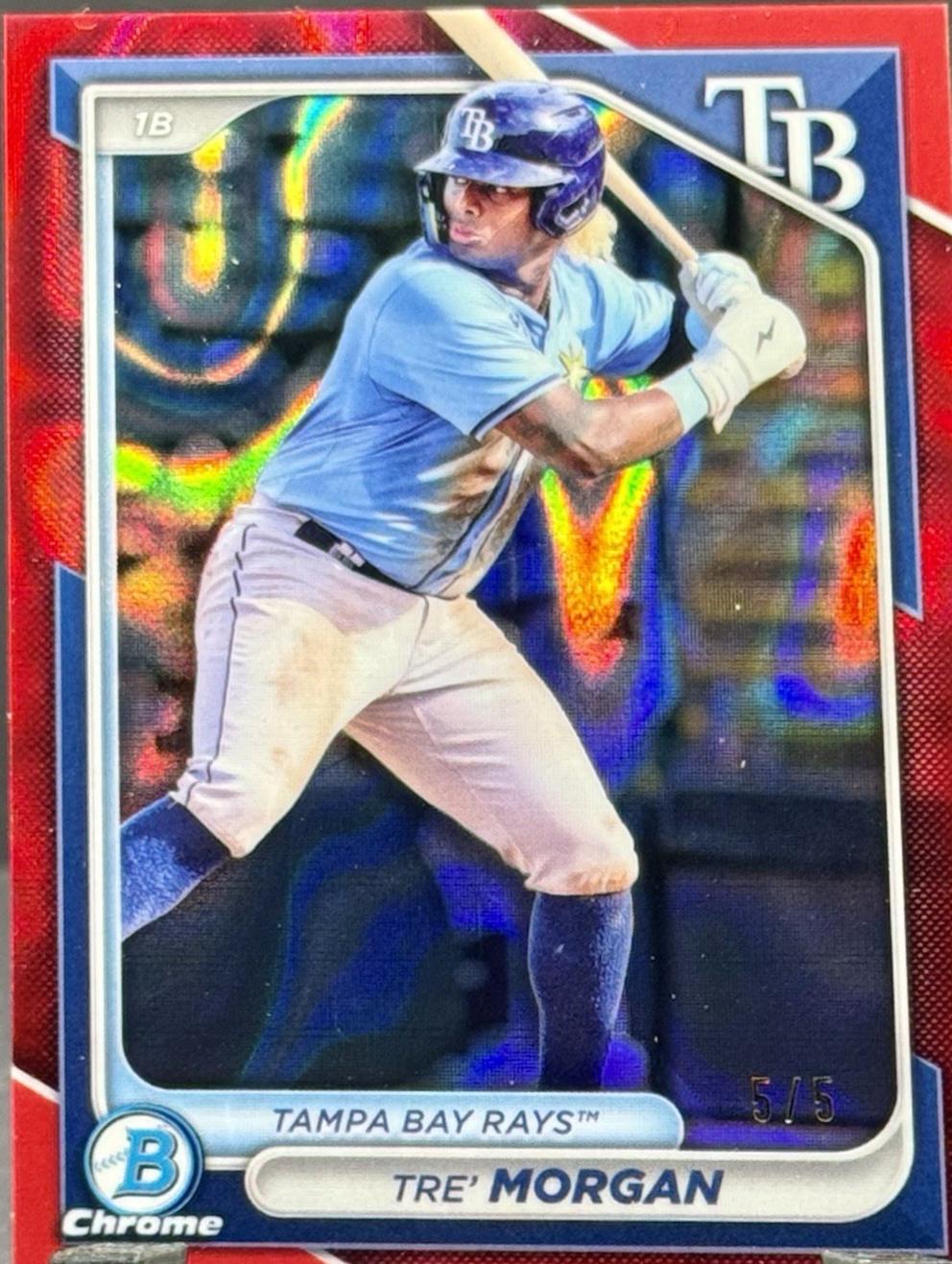Tre' Morgan [Red Lava Refractor] #BDC-197