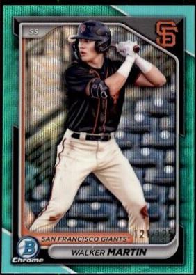 Walker Martin [Aqua Wave Refractor] #BDC-152