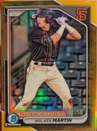 Walker Martin [Gold Refractor] #BDC-152
