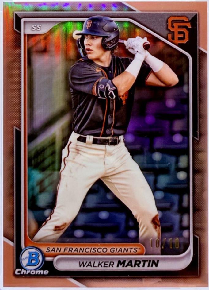 Walker Martin [Rose Gold Refractor] #BDC-152