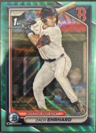 Zach Ehrhard [Aqua Wave Refractor] #BDC-146