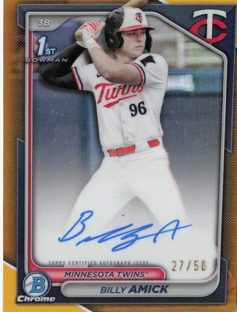 Billy Amick [Gold Refractor] #CPA-BA