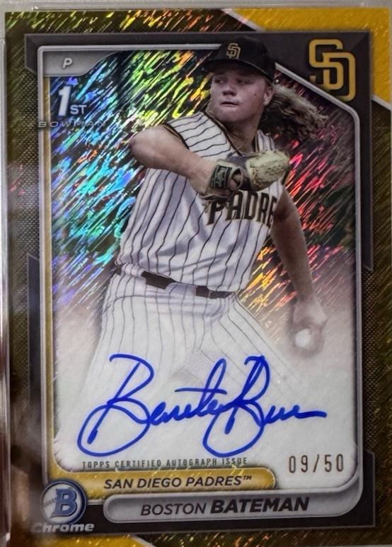 Boston Bateman [Gold Refractor] #CPA-BBA